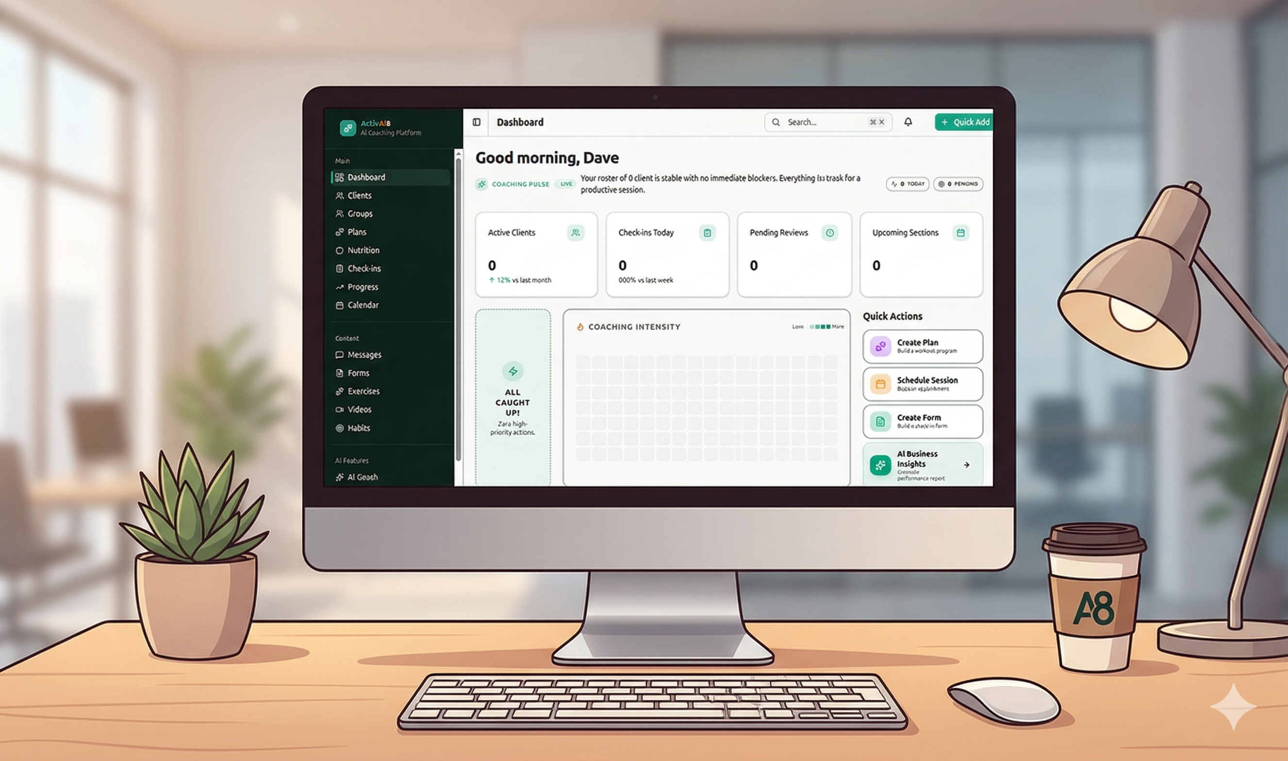 ActivAI8 Dashboard Interface